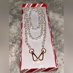 Pearl Crossbody Purse/Wallet/Phone Strap